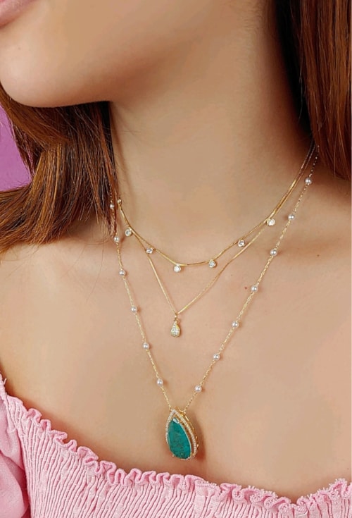 CHOKER COM PONTO DE LUZ CH151-O