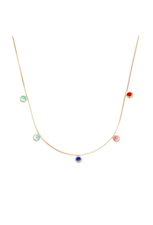 CHOKER COM PONTOS DE LUZ COLORS CH149-O