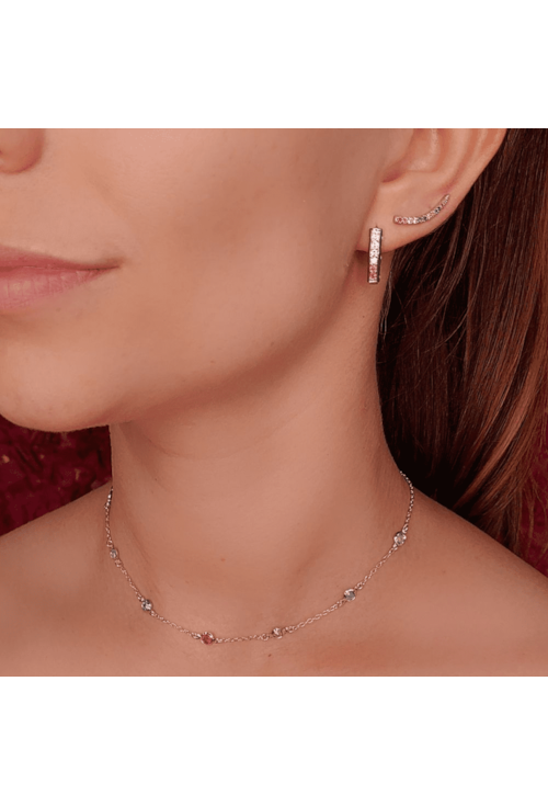CHOKER COM PONTOS DE LUZ RAINBOW CH079-R