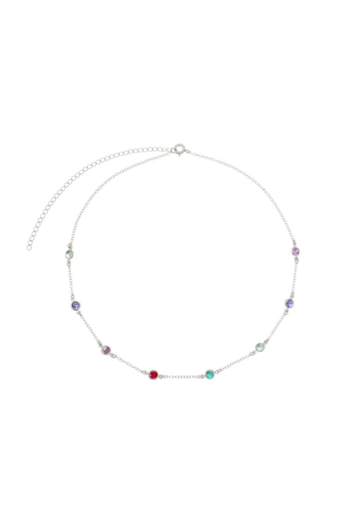 CHOKER COM PONTOS DE LUZ RAINBOW CH079-R