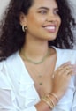 CHOKER CORRENTE COM PINGENTE GOTA TURMALINA CRAVEJADA CH377-O