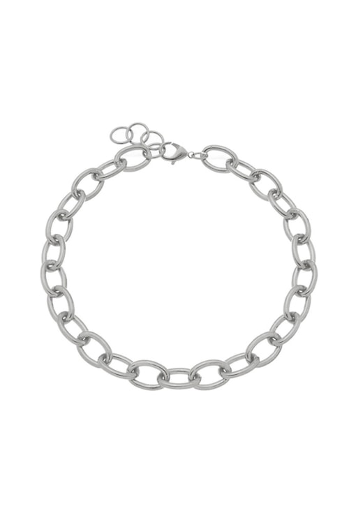 CHOKER CORRENTE DE ELOS NO RÓDIO CH077-R