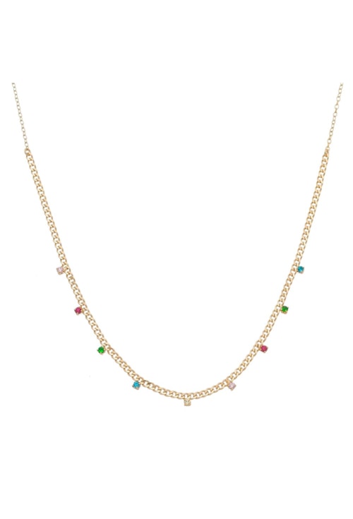 CHOKER CORRENTE E PONTO DE LUZ COLORS CH033-O