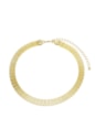 CHOKER CORRENTE ESTEIRA M NO OURO CH287-O