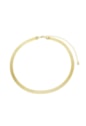 CHOKER CORRENTE ESTEIRA P NO OURO CH293-O