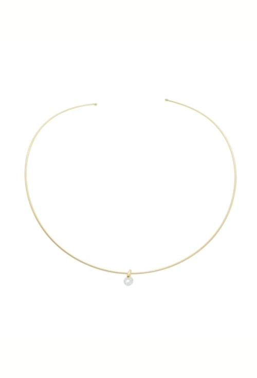 CHOKER DE ARO COM PINGENTE DE PONTO DE LUZ CH297-O CHOKER DE ARO COM PINGENTE DE PONTO DE LUZ CH297-O