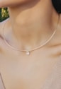 CHOKER DE ARO COM PINGENTE DE PONTO DE LUZ CH297-O