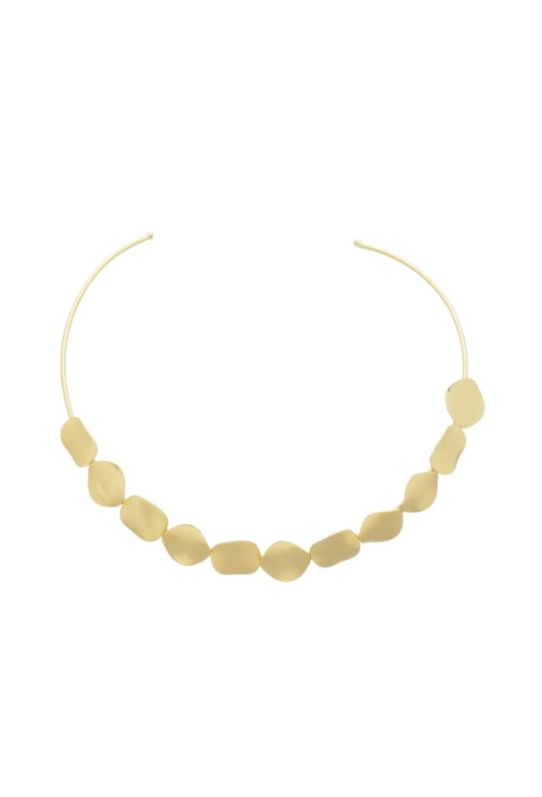 CHOKER DE ARO GEOMÉTRICO NO OURO CH274-O