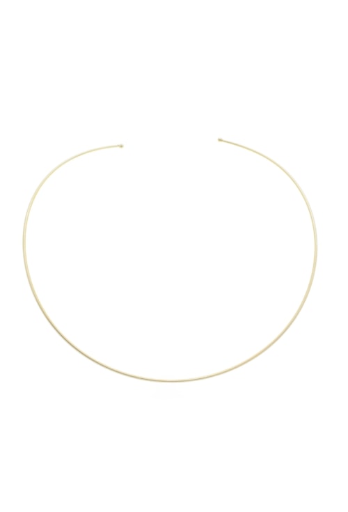 CHOKER DE ARO MINIMALISTA LISO NO OURO CH309-O