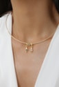 CHOKER DE ARO MINIMALISTA LISO NO OURO CH309-O