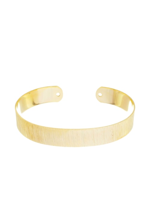 CHOKER DE ARO MODERNA TEXTURIZADA NO OURO CH280-O CHOKER DE ARO MODERNA TEXTURIZADA NO OURO CH280-O