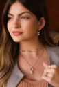 CHOKER DE ARO ONDULADO NO OURO CH360-O