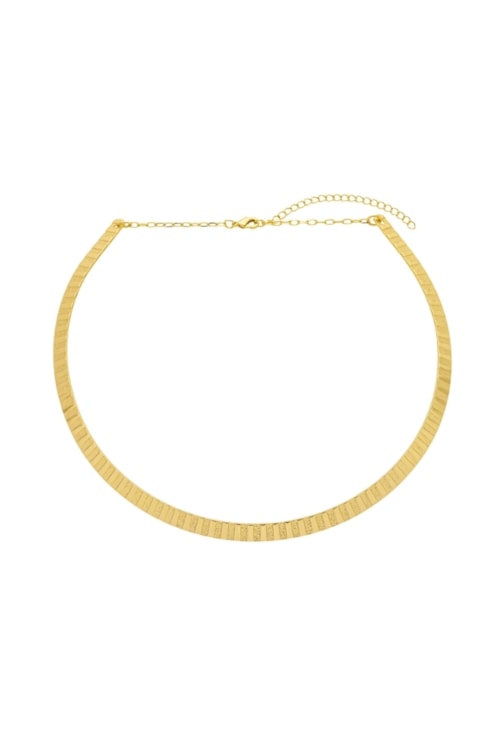 CHOKER DE ARO TEXTURIZADO NO OURO CH368-O