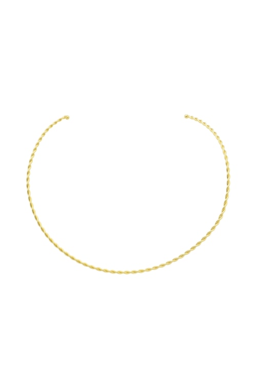 CHOKER DE ARO TORCIDO NO OURO CH260-O CHOKER DE ARO TORCIDO NO OURO CH260-O