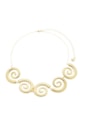 CHOKER DE CARACOL NO OURO CH329-O