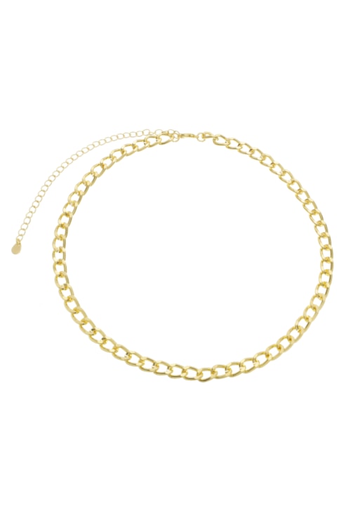 CHOKER DE CORRENTE ELOS NO OURO CH315-O