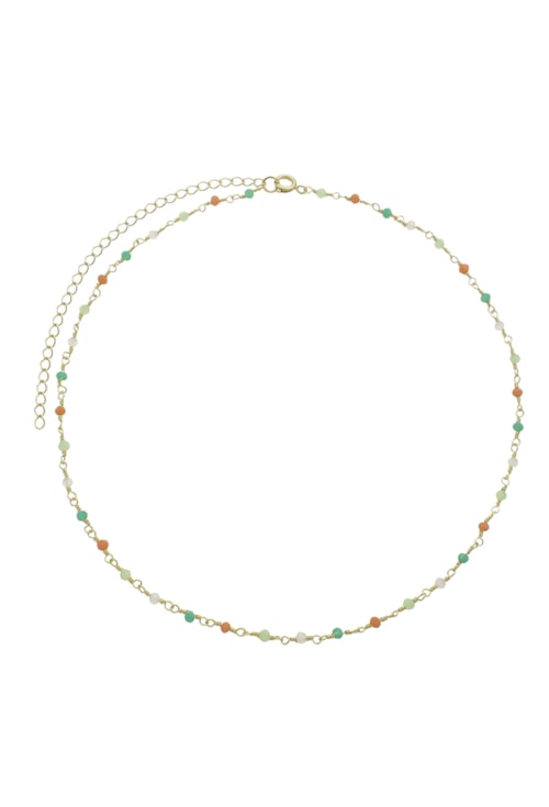 CHOKER DE CRISTAIS COLORIDOS CH254-O