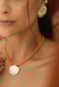 CHOKER DE CRISTAIS LARANJA CH336-O