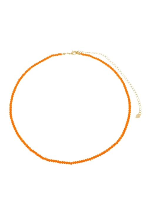 CHOKER DE CRISTAIS LARANJA CH336-O