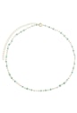 CHOKER DE CRISTAIS VERDE NO OURO CH253-O