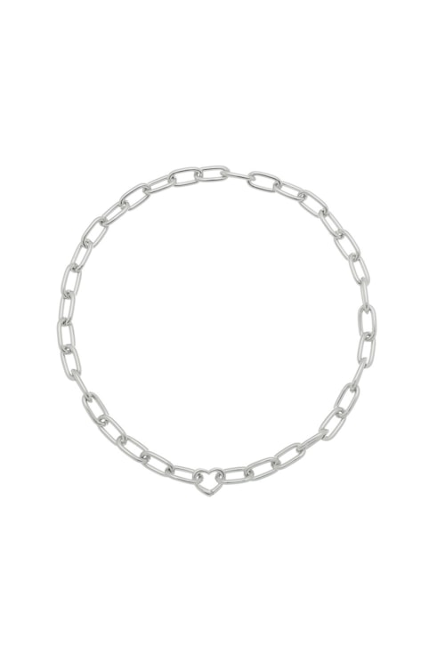 CHOKER DE ELOS E FECHO DE CORAÇÃO CH059-R