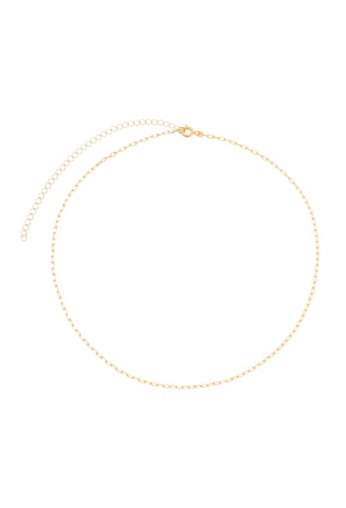 CHOKER DE ELOS FINA NO OURO CH201-O CHOKER DE ELOS FINA NO OURO CH201-O