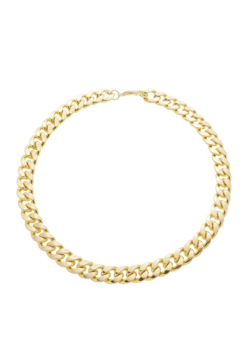 CHOKER DE ELOS GRUMET NO OURO CH282-O CHOKER DE ELOS GRUMET NO OURO CH282-O