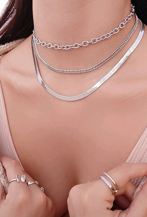 CHOKER DE ELOS PEQUENOS CH060-R