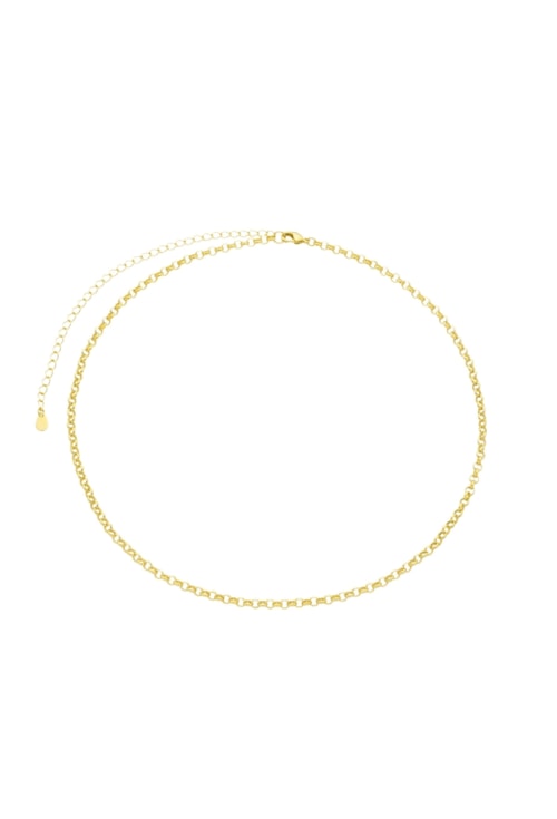 CHOKER DE ELOS PORTUGUÊS MINIMALISTA NO OURO CH262-O CHOKER DE ELOS PORTUGUÊS MINIMALISTA NO OURO CH262-O