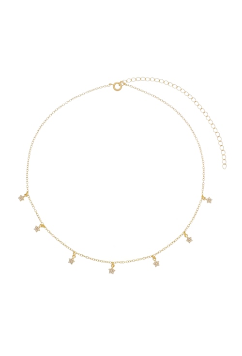 CHOKER DE ESTRELAS CRAVEJADAS CH185-O