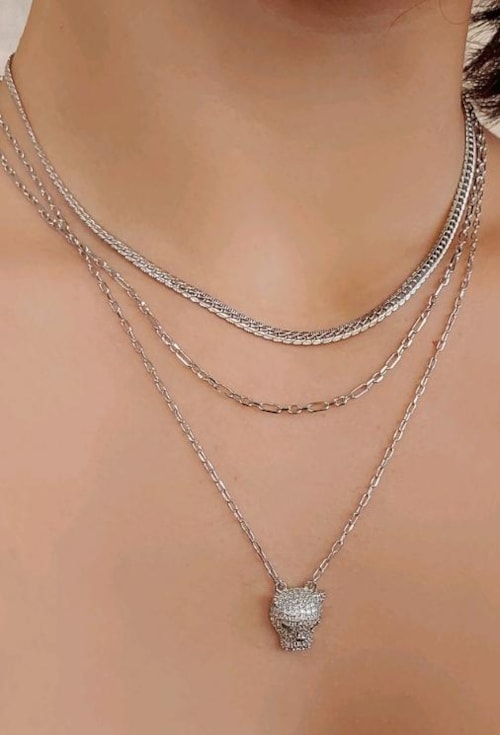 CHOKER DE FITA TRANÇADA CH211-R