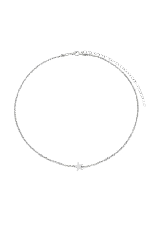 CHOKER DE MALHA COM ESTRELA NO RÓDIO CH130-R