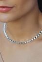 CHOKER DE MALHA ONDULADA NO RÓDIO CH288-R