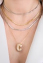 CHOKER DE MALHA TEXTURIZADA M NO OURO CH295-O