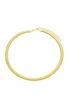 Produto CHOKER DE MALHA TEXTURIZADA NO OURO CH302-O