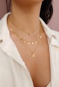 CHOKER DE MEDALHAS DE ESTRELAS CH010-O