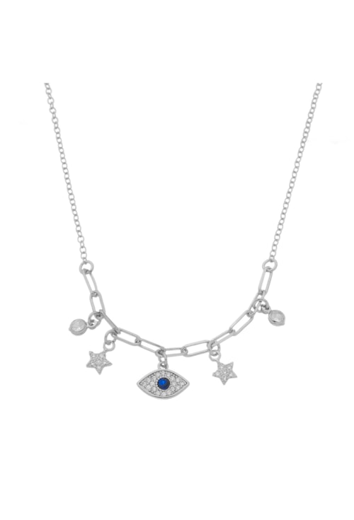 CHOKER DE OLHO GREGO COM ELOS E CRISTAIS CH186-R CHOKER DE OLHO GREGO COM ELOS E CRISTAIS CH186-R