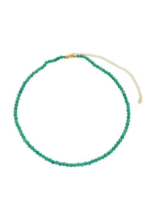 CHOKER DE PEDRAS JADE VERDE CH350-O