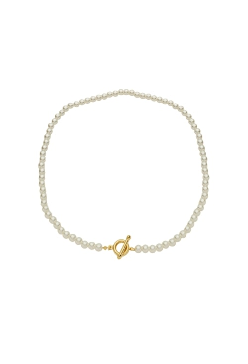 CHOKER DE PÉROLAS COM FECHO TRAVA NO OURO CH340-O CHOKER DE PÉROLAS COM FECHO TRAVA NO OURO CH340-O