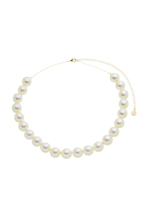 CHOKER DE PÉROLAS GRANDES NO OURO CH283-O CHOKER DE PÉROLAS GRANDES NO OURO CH283-O