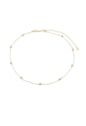 CHOKER DE PÉROLAS NA VENEZIANA NO OURO CH349-O