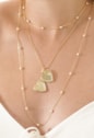 CHOKER DE PÉROLAS NA VENEZIANA NO OURO CH349-O
