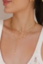 CHOKER DE PIASTRINE NO OURO CH323-O