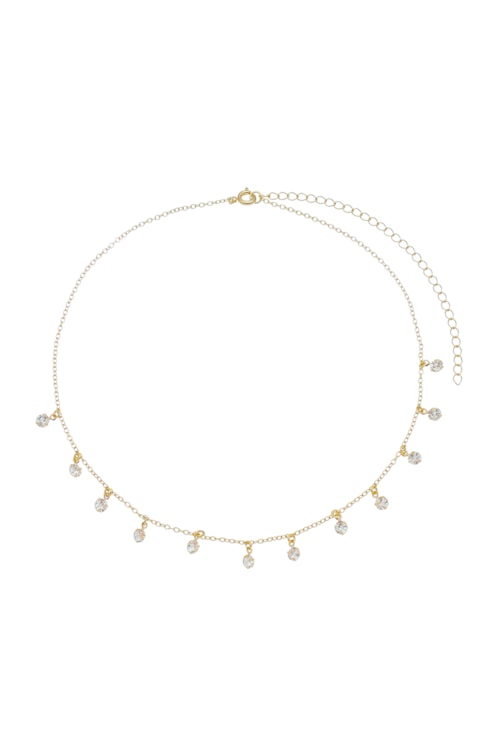 CHOKER DE PONTO DE LUZ ZIRCÔNIAS CRISTAIS CH204-O CHOKER DE PONTO DE LUZ ZIRCÔNIAS CRISTAIS CH204-O
