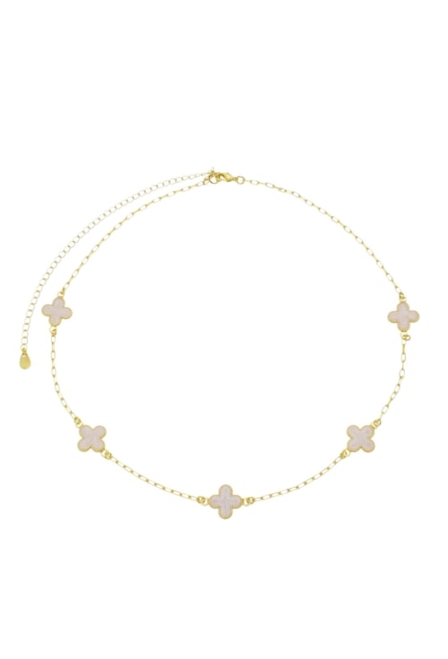 CHOKER DE TREVOS PEQUENOS PEROLADO CH304-O CHOKER DE TREVOS PEQUENOS PEROLADO CH304-O