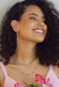 CHOKER DELICADA COM GOTAS LISAS NO RÓDIO CH374-R