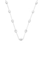 CHOKER DELICADA COM GOTAS LISAS NO RÓDIO CH374-R