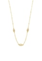 CHOKER DELICADA COM PEDRA CRISTAL CH367-O