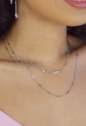CHOKER DELICADA COM PEDRA CRISTAL CH367-R