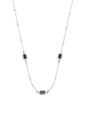 CHOKER DELICADA COM PEDRA ÔNIX CH367-R